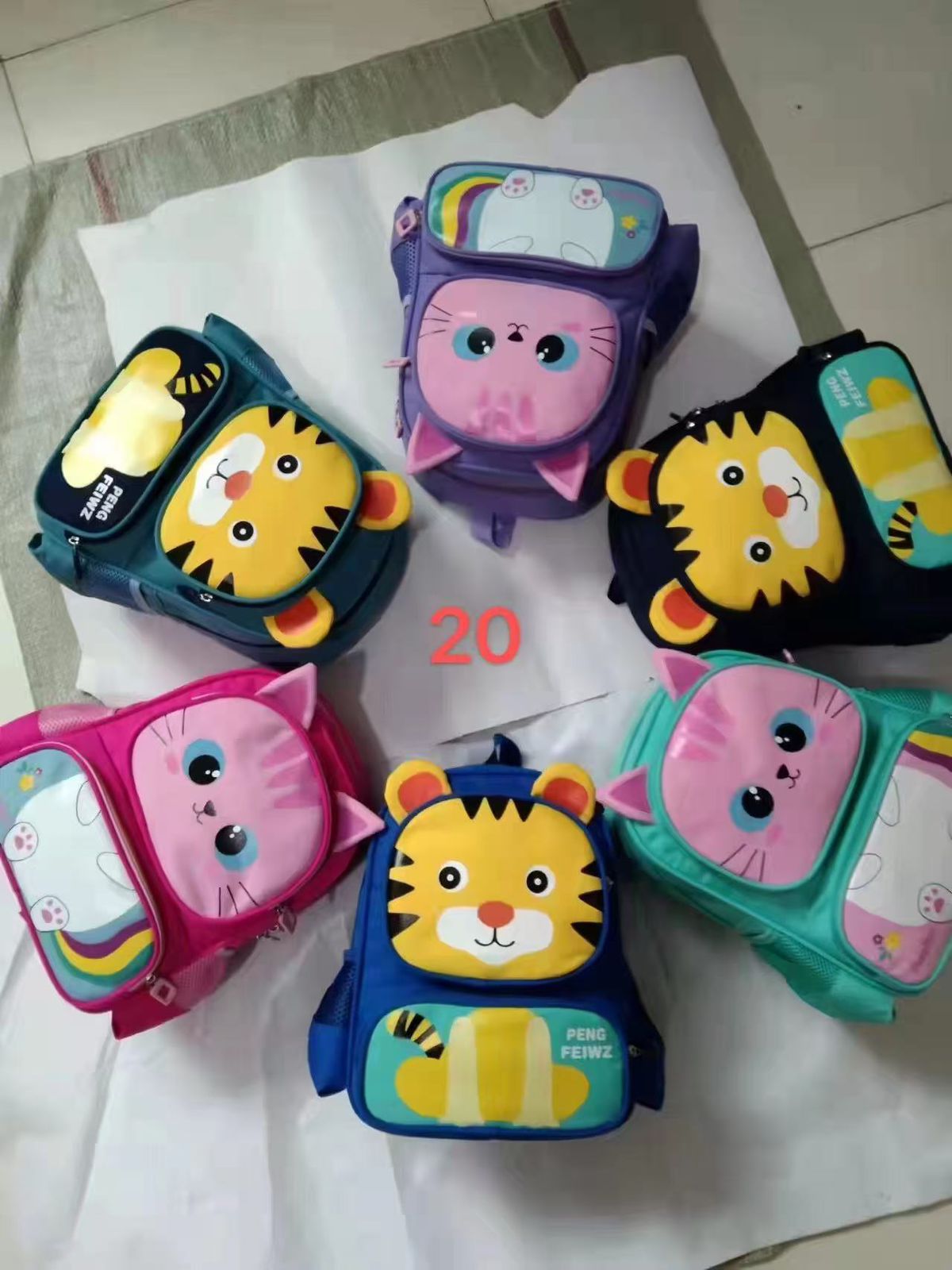 Girls fashion school bag pink collection